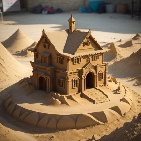 00011-46324351-a (sandsculpturecd, sand) villa, building model, (solo_1.2), standing in sandbeach, , no humans, high quality, masterpiece, real.png